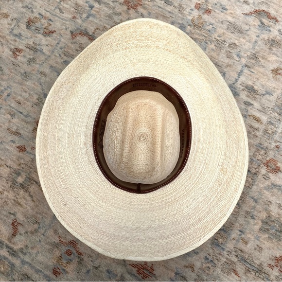 Texas Hat Co 30 Star Straw Hat Sz 7 1/8 - Picture 6 of 11